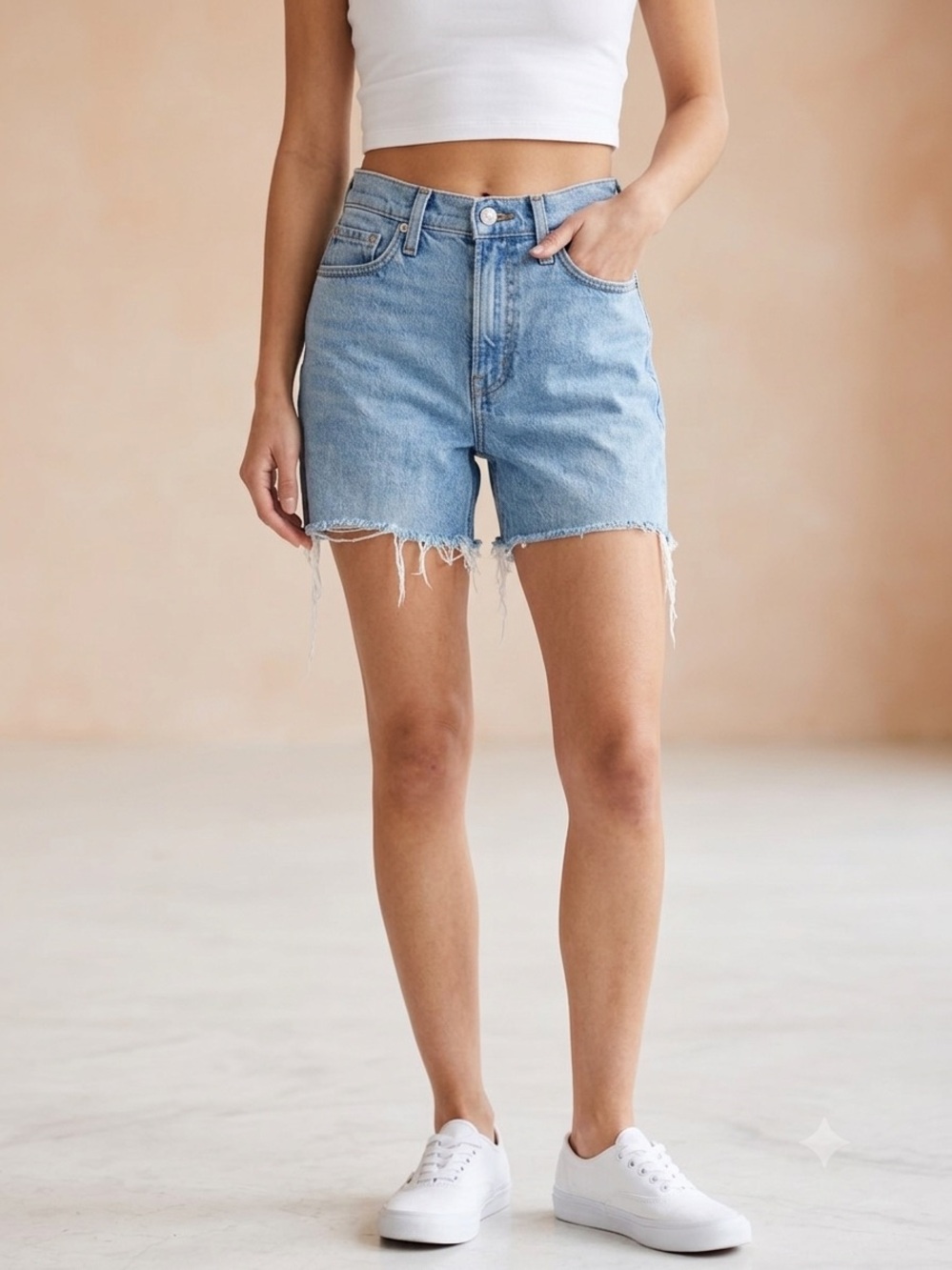 Madewell The Perfect Vintage Jean Cutoff Shorts | Size 23